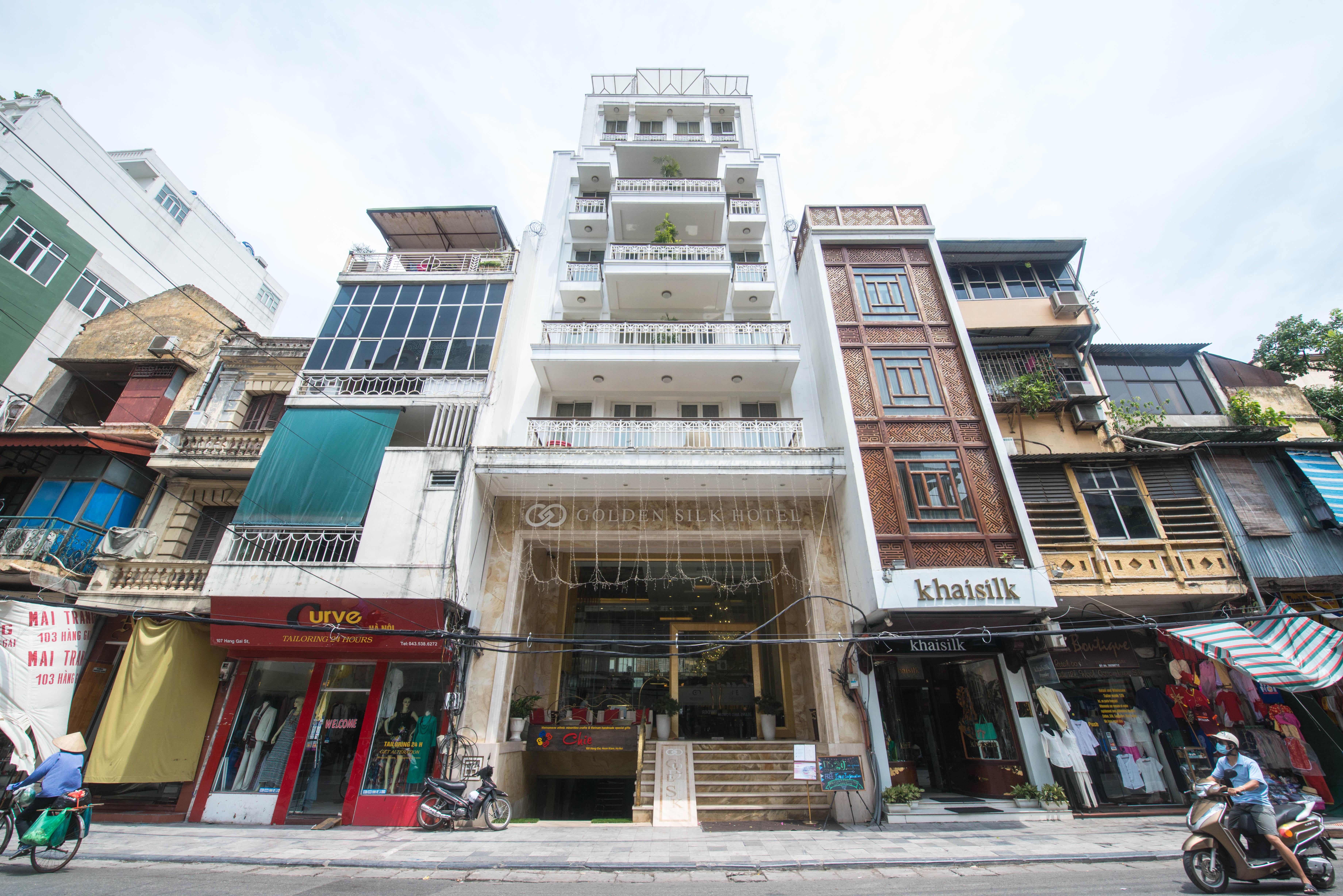 Golden Silk Boutique Hotel Hanoi Buitenkant foto